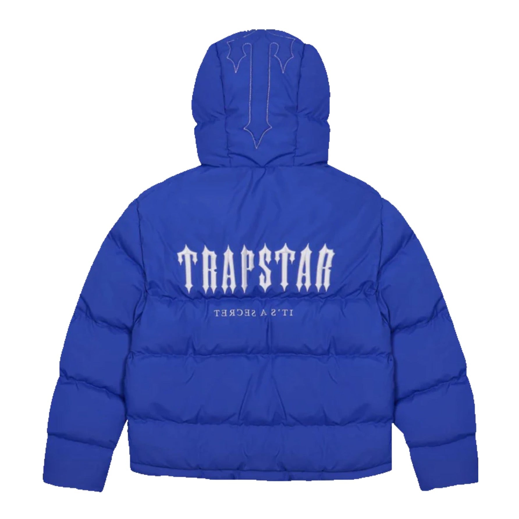 FLMNGO x Blaue Pufferjacke mit Kapuze 0