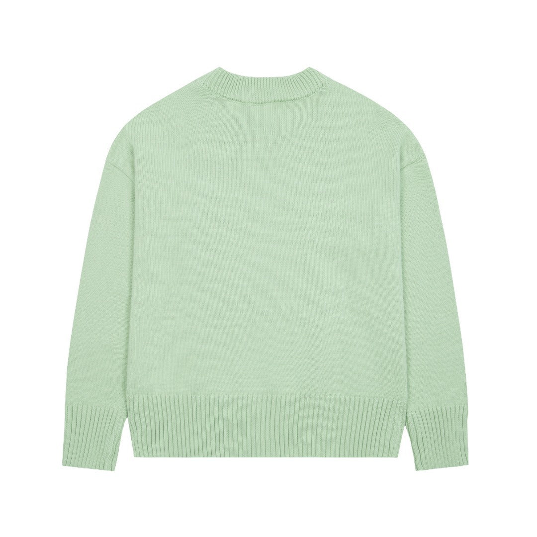 "HEART" - SWEATER MINT (UNISEX) 1