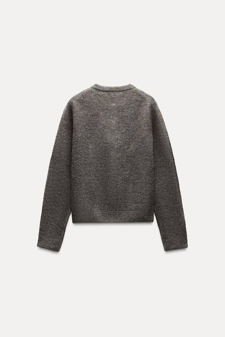 STRICKCARDIGAN MIT METALLKNÖPFEN 1