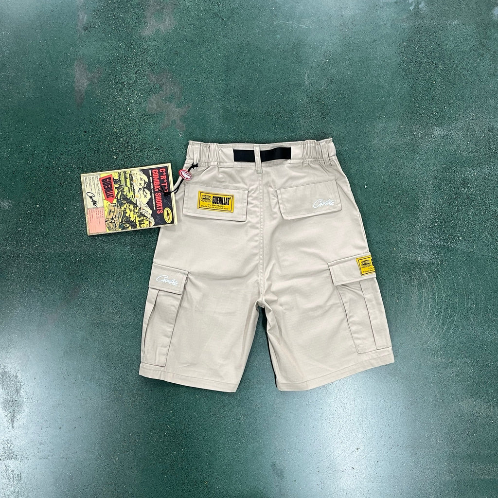 "Alcatraz" Cargo Shorts Beige 1
