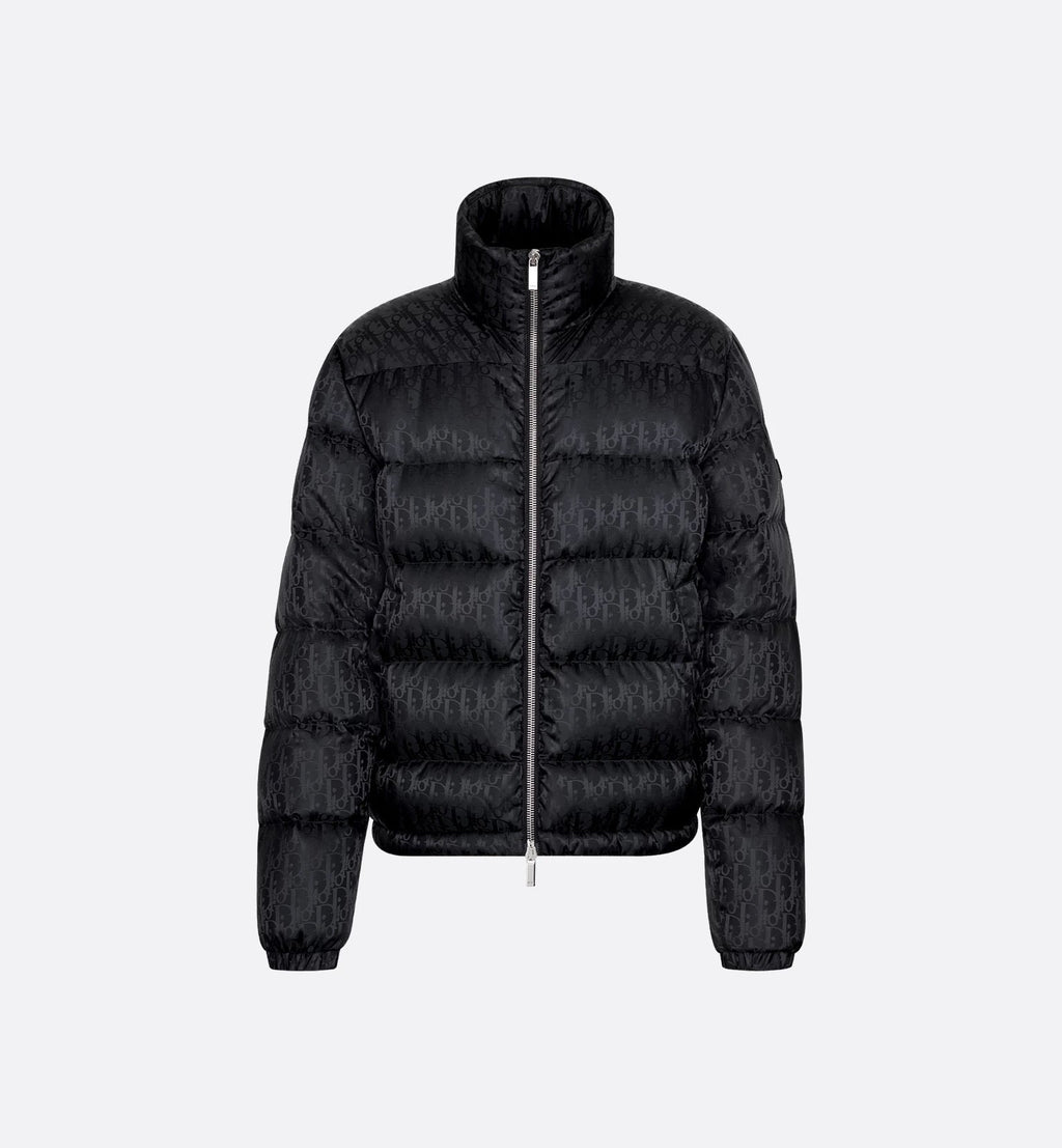 "D" Oblique Puffer Schwarz 0