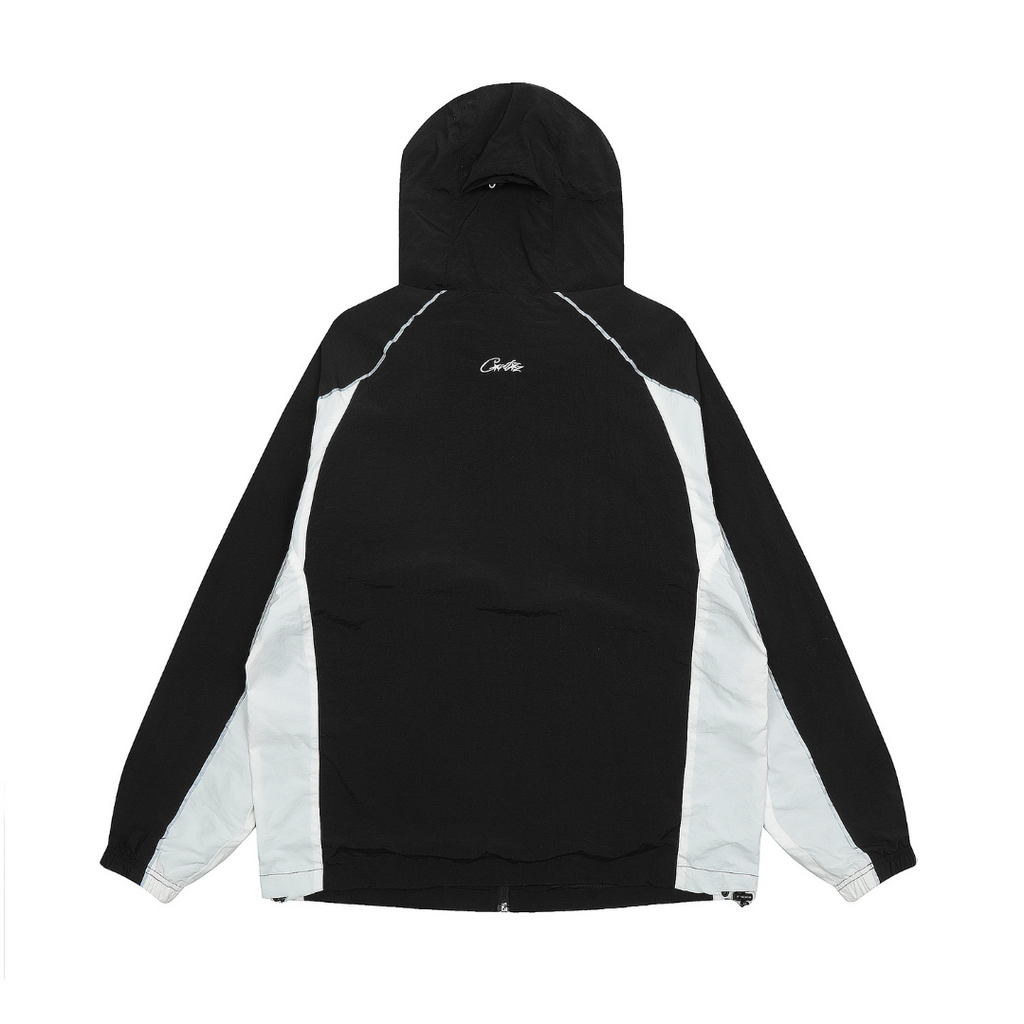 FLMNGO x Crtz Schwarze Windjacke 1