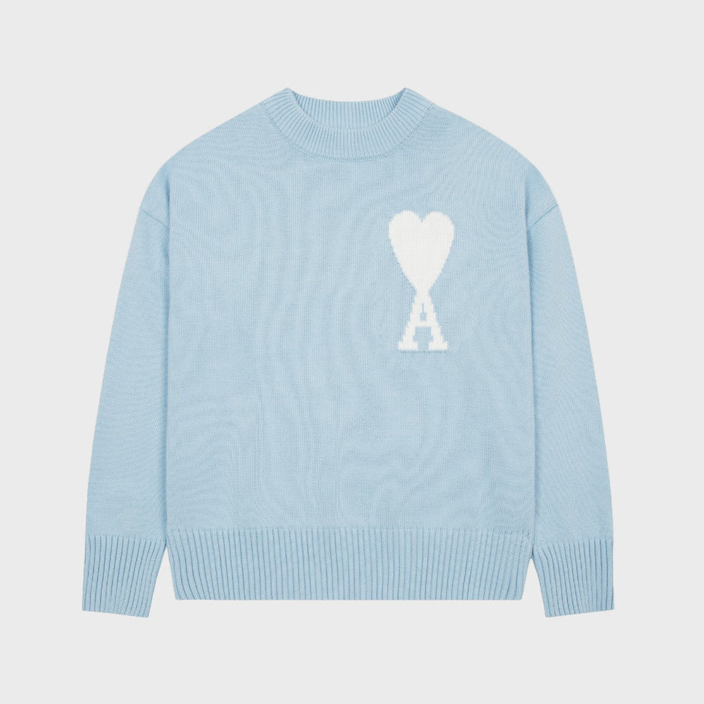 "HEART" - SWEATER BABYBLUE (UNISEX) 0