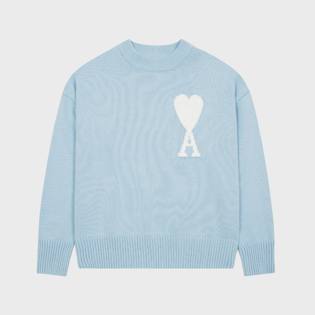 "HEART" - SWEATER BABYBLUE (UNISEX) 0