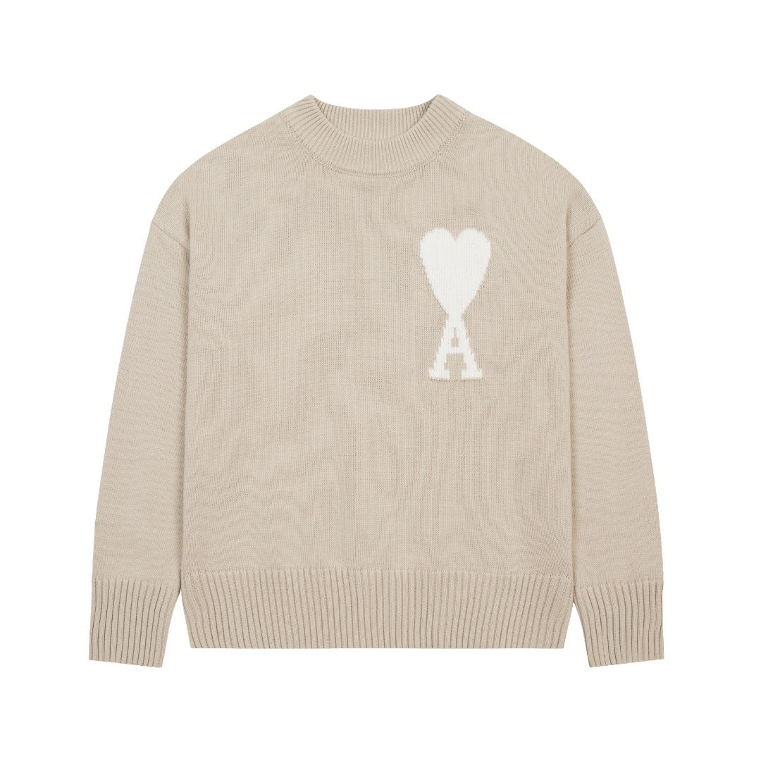"HEART" - SWEATER CREAM (UNISEX) 0
