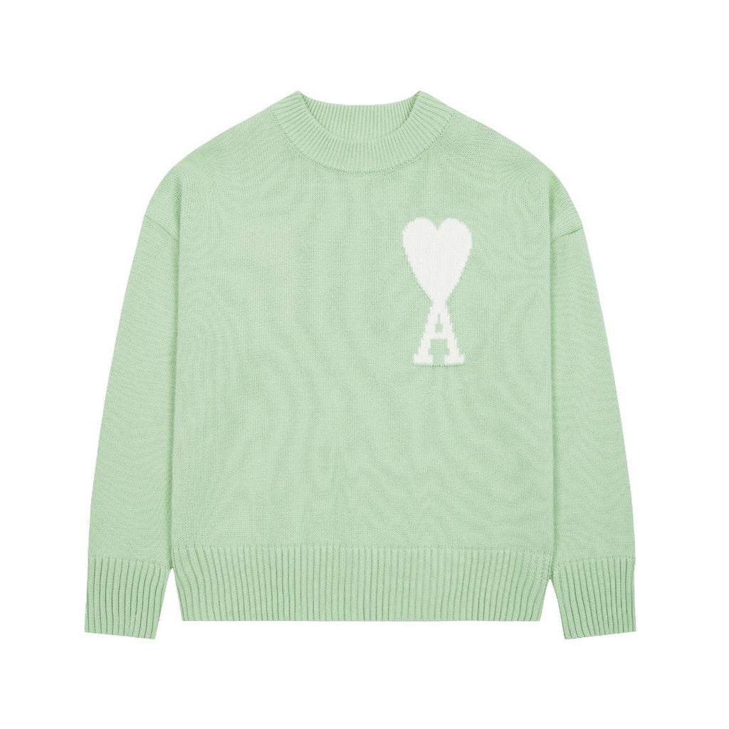 "HEART" - SWEATER MINT (UNISEX) 0