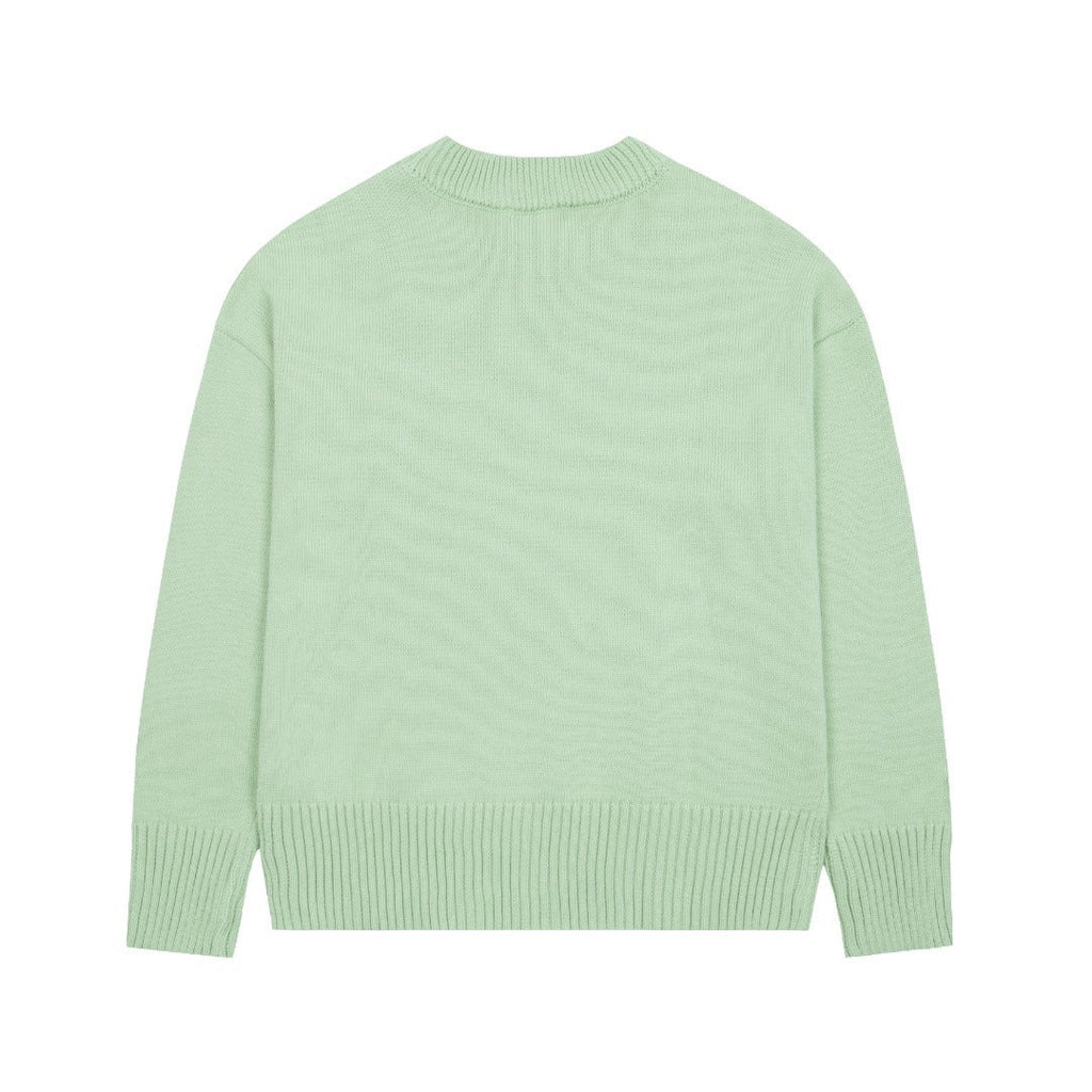 "HEART" - SWEATER MINT (UNISEX) 1