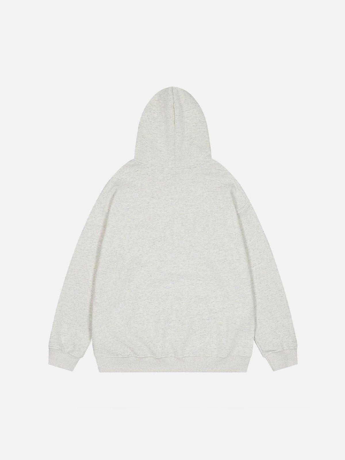 HOODIE MIT APPLIKATION „NO8“ 2