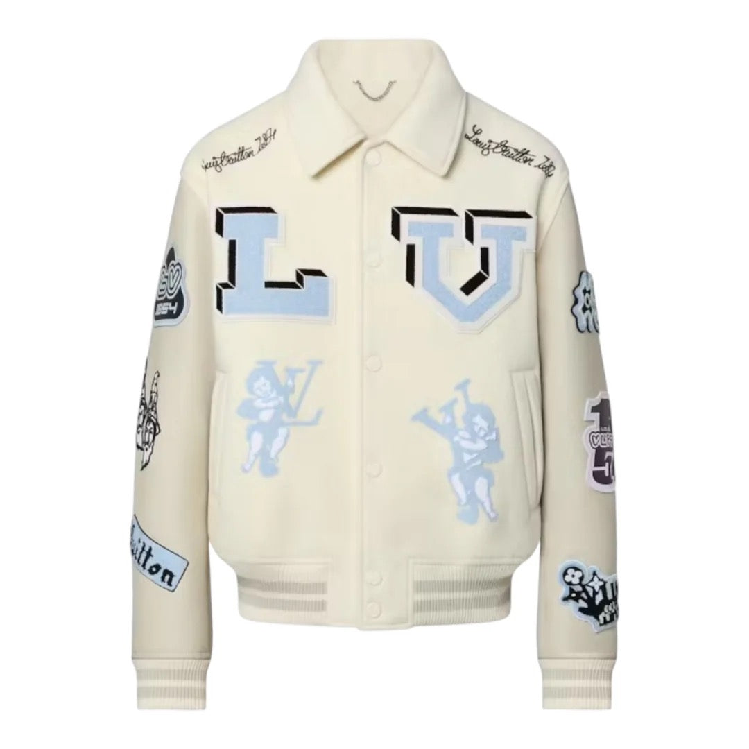 "LV" College Jacke Beige 0