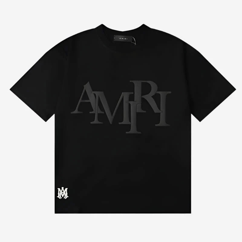 "Miri-STAGGERED LOGO" T-SHIRT 0