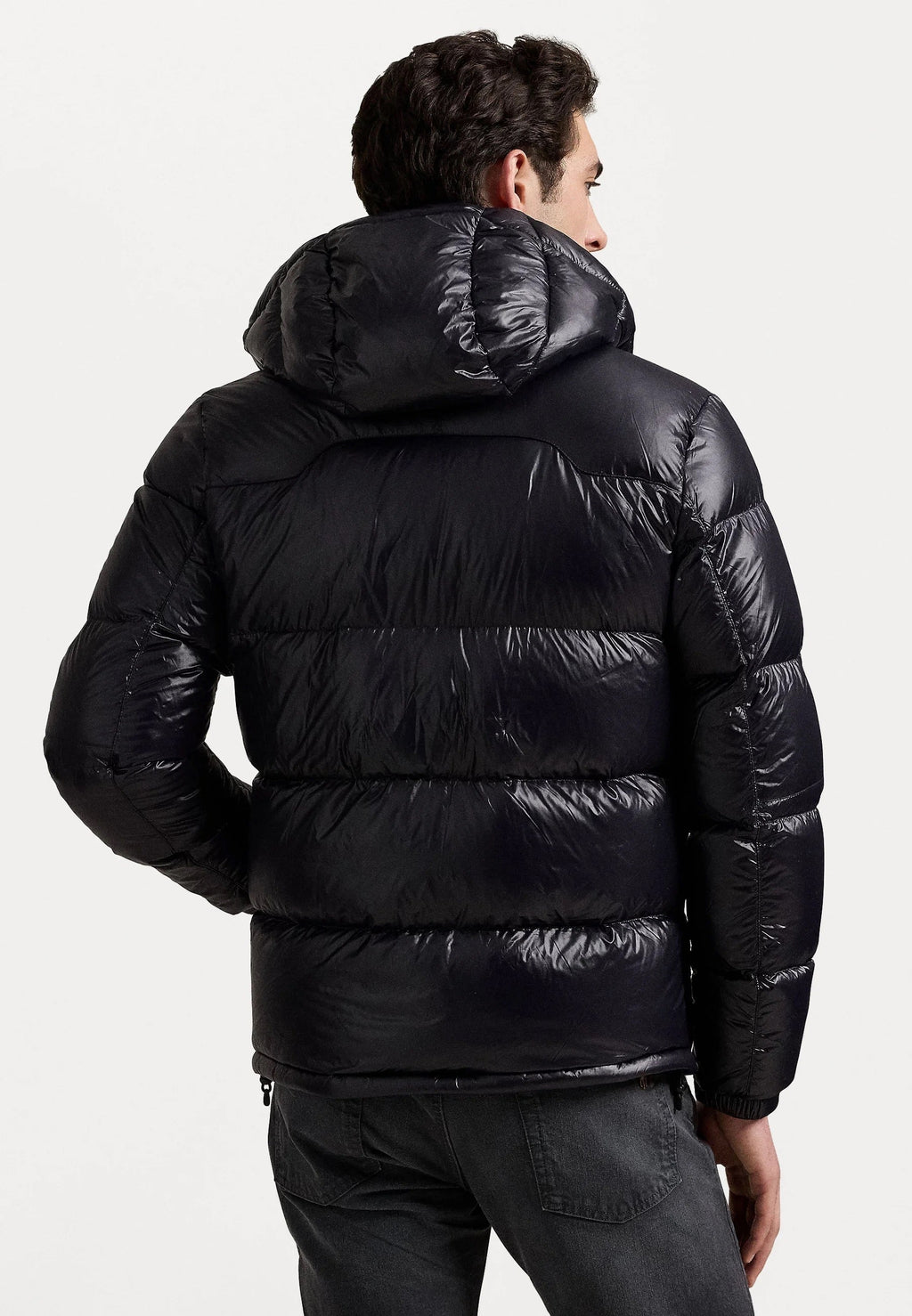"RL" Shiny Puffer Schwarz 3