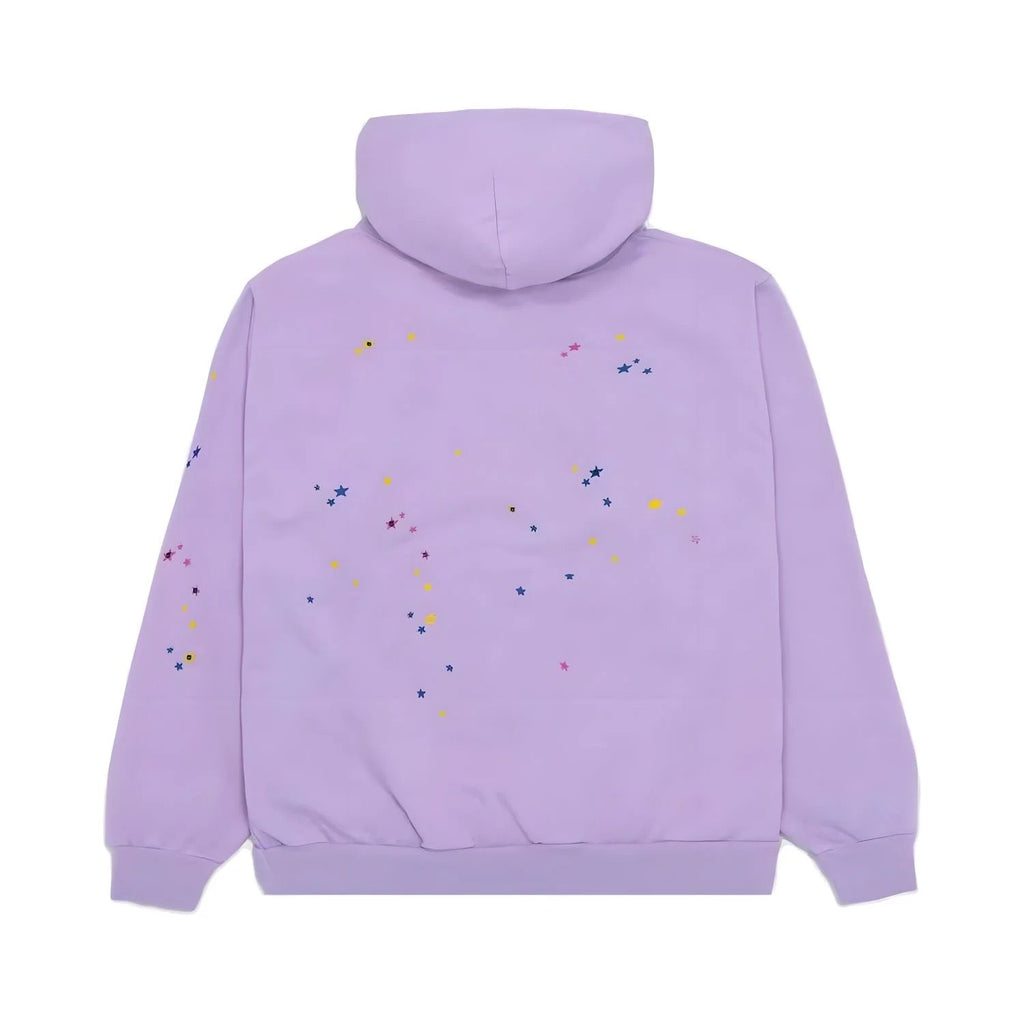 "Sp5der-Hoodie" Lila 1